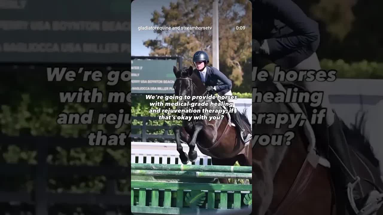 We think advanced therapies for our equine partners gets a green light from everyone. 😂🐴🧬🔬🥼