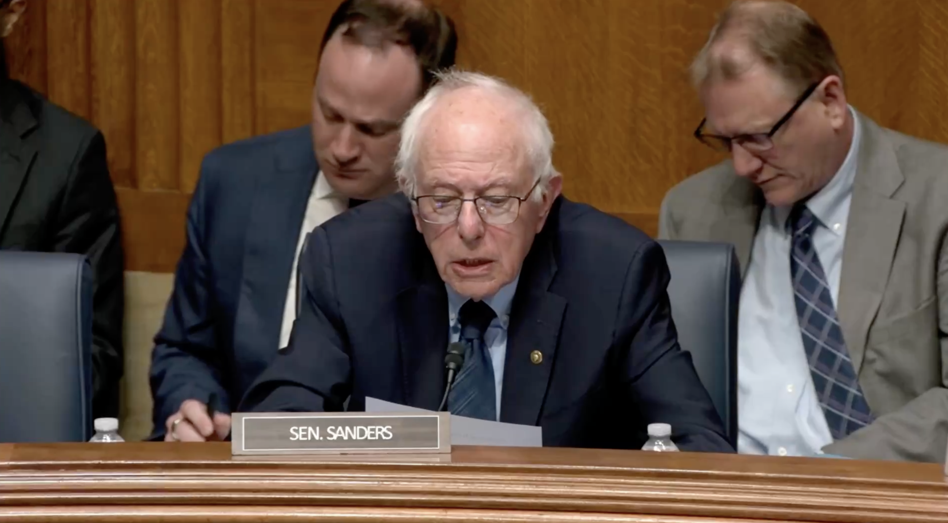 Senate Health, Education, Labor, and Pensions Meeting Business…– Bernie Sanders (D-VT): “I will strongly oppose all of the nominees.”