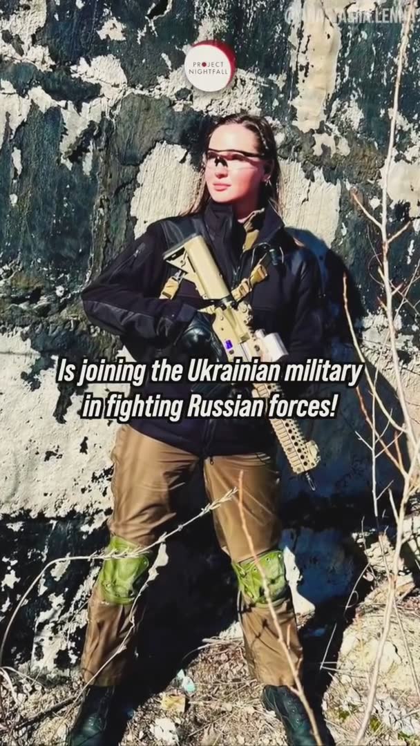 Miss Ukraine fights in the war