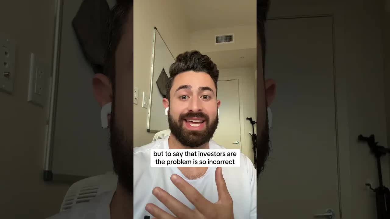 Investors are not the housing problem. Supply and wages are.