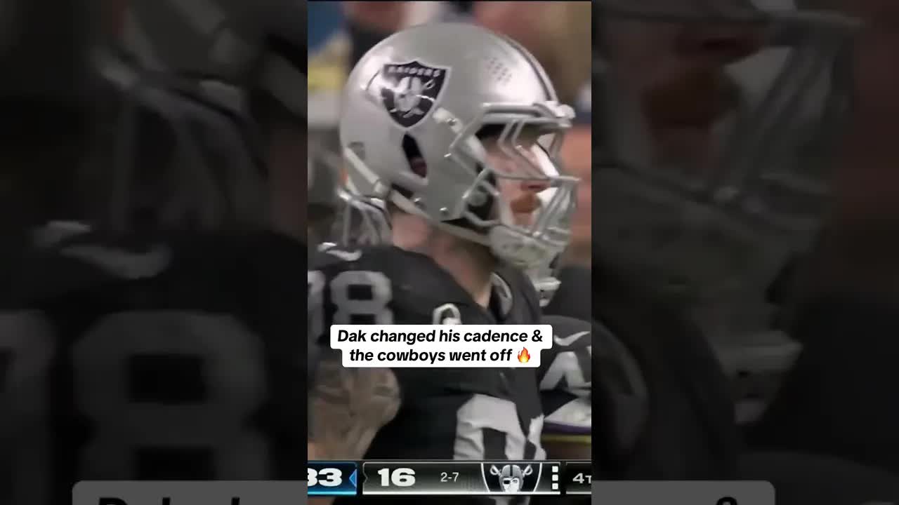 #Cowboys Dak Prescott Had To Switch It Up A Little  H/T @espn