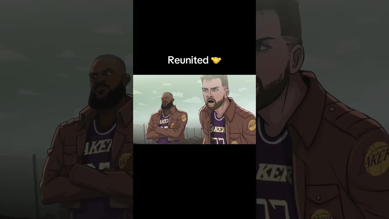 King James x Luka Doncic 🤝 #nba #lukadoncic #lebronjames #lal #shorts