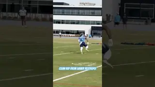 Xavier Restrepo is out here trying to earn his spot this weekend 👀 #shorts #titans #nfl