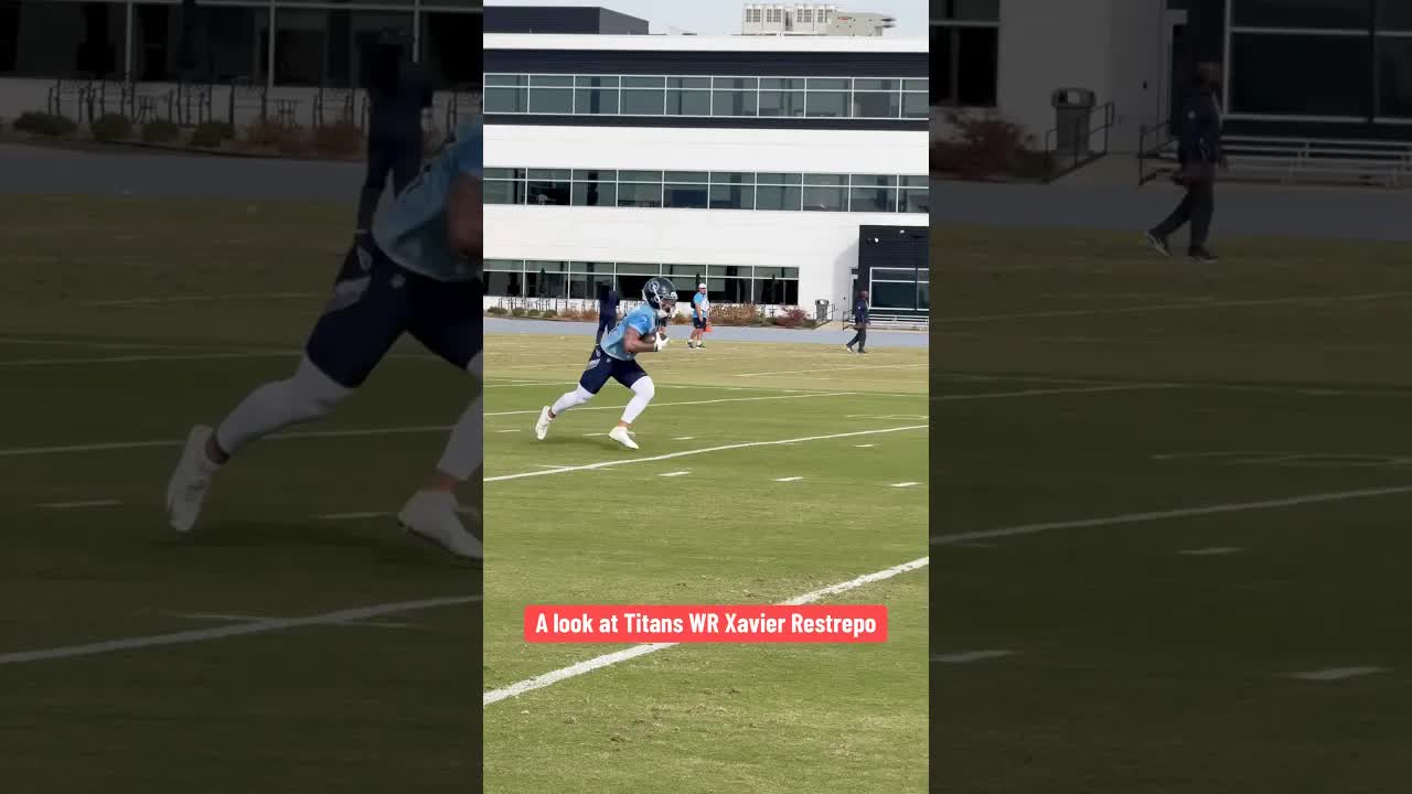 Xavier Restrepo is out here taking reps! #titanup #shorts #football