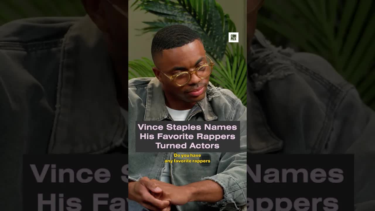 Vince Staples’ favorite rappers turned actors 🎬 #PleaseExplain