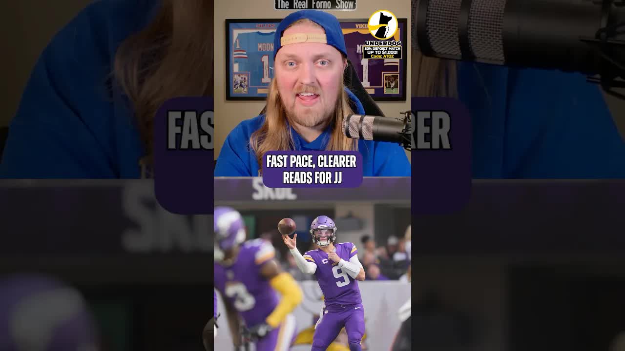 Tempo is likely the way to go for the #Vikings offense. #minnesotavikings #atozsports #jjmccarthy