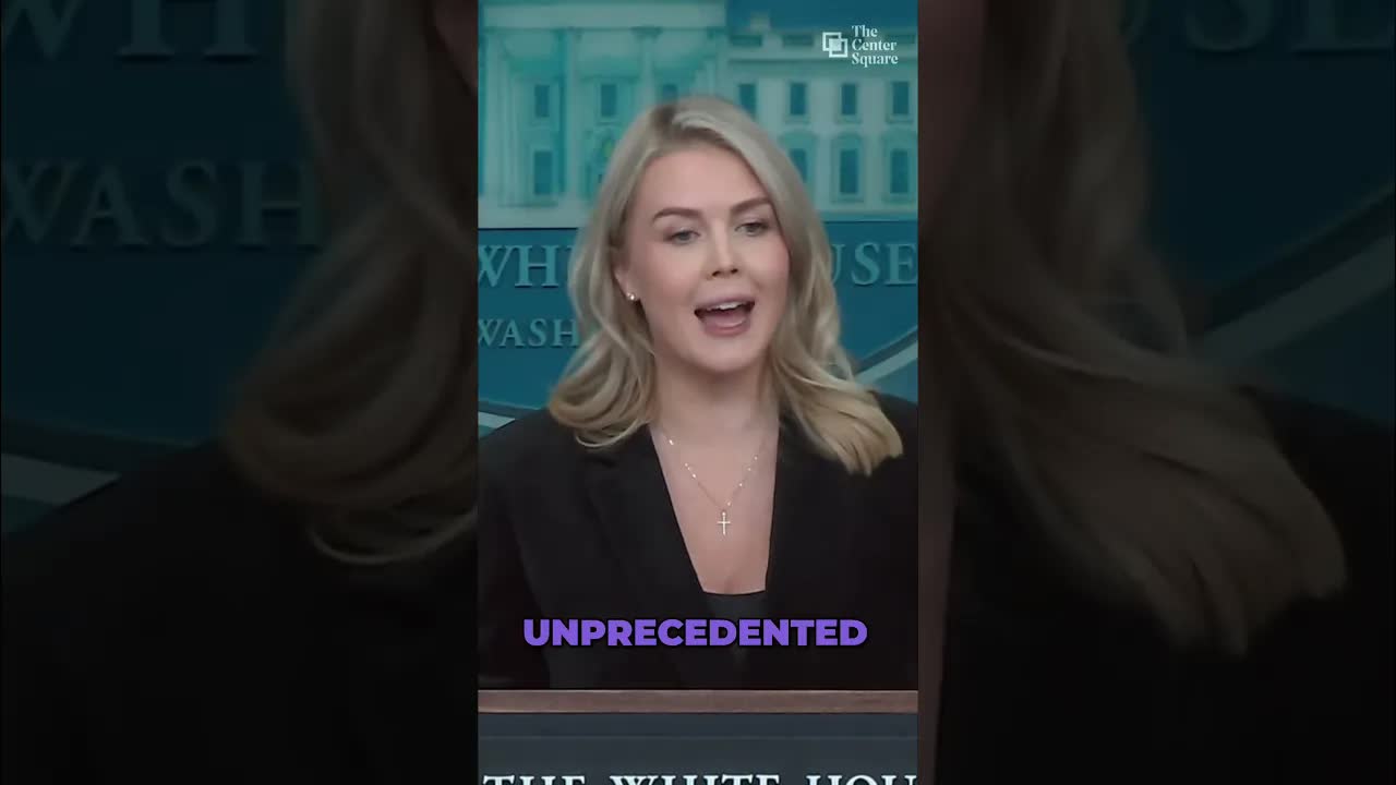 Press Secretary defends Trump's 'piggy' remarks toward reporter