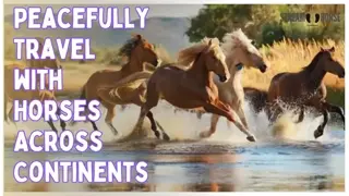 Peacefully Travel with Horses Across Continents 🌍🐴