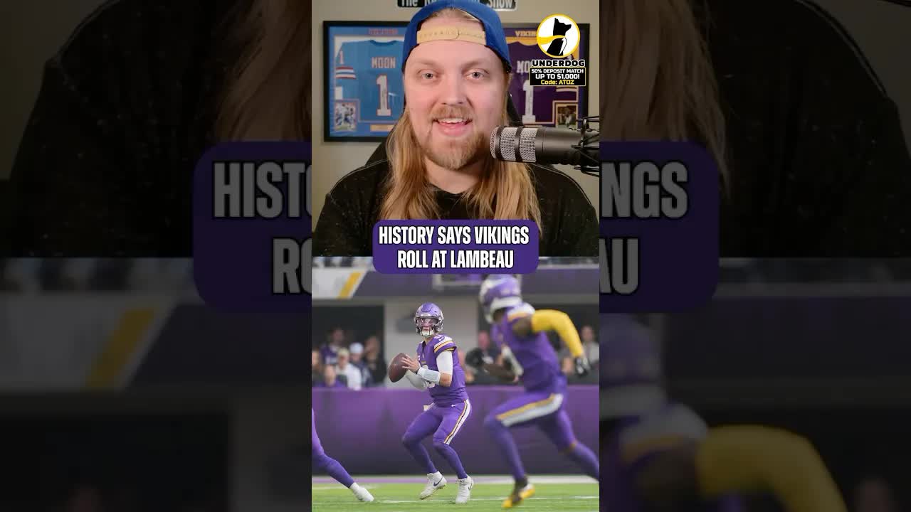 Will the #Vikings get another divisional road win vs. the Packers? 👀 Play Underdog Fantasy 🔗⬇️