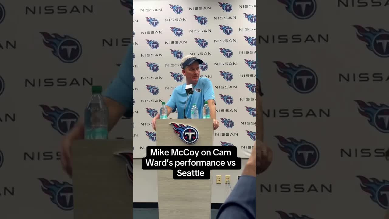 “I loved the way Cam played today”. #atozsports #tennesseetitans #camward #quarterback #nflfootball