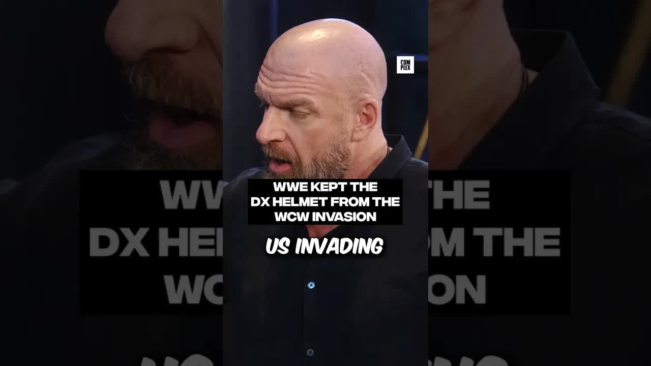 An iconic relic from one of the most important moments in wrestling history 🪖 #OnDisplay