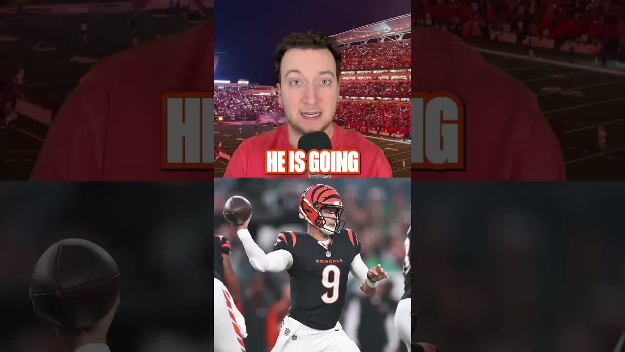 JOE BURROW IS SO BACK #bengals #cincinnati #whodey #nfl #fyp #fypシ #shorts #shortsfeed