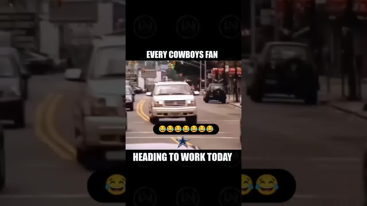 😆Every #Cowboys Fan Rushing To Work Today... After Beating Those Birds.....