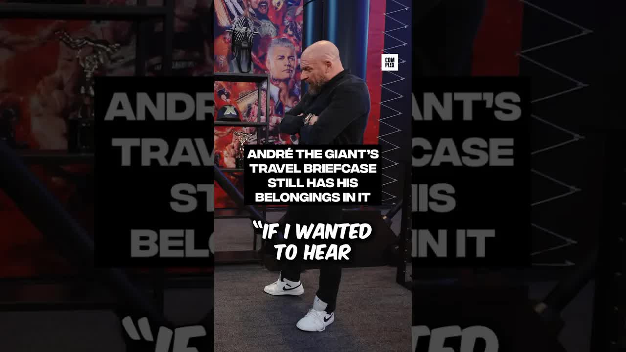 André the Giant's travel briefcase still has his belongings in it #OnDisplay