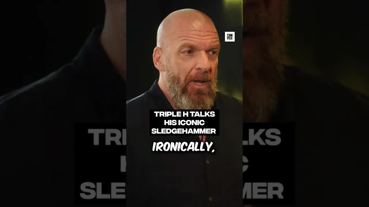 Triple H talks his iconic sledgehammer #OnDisplay