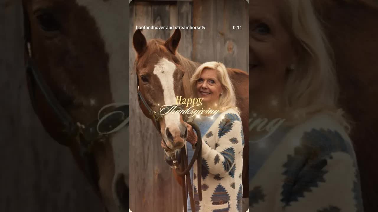 Happy Thanksgiving from my herd to yours 💙