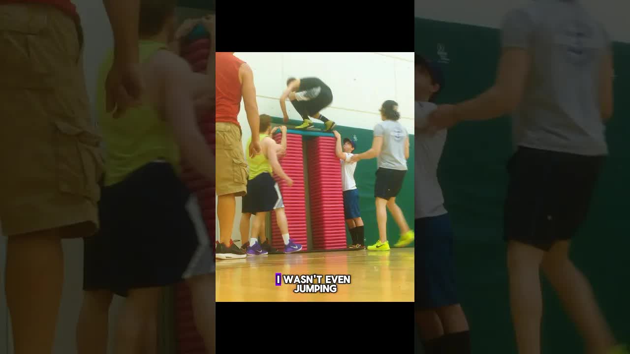 I broke the world record box jump