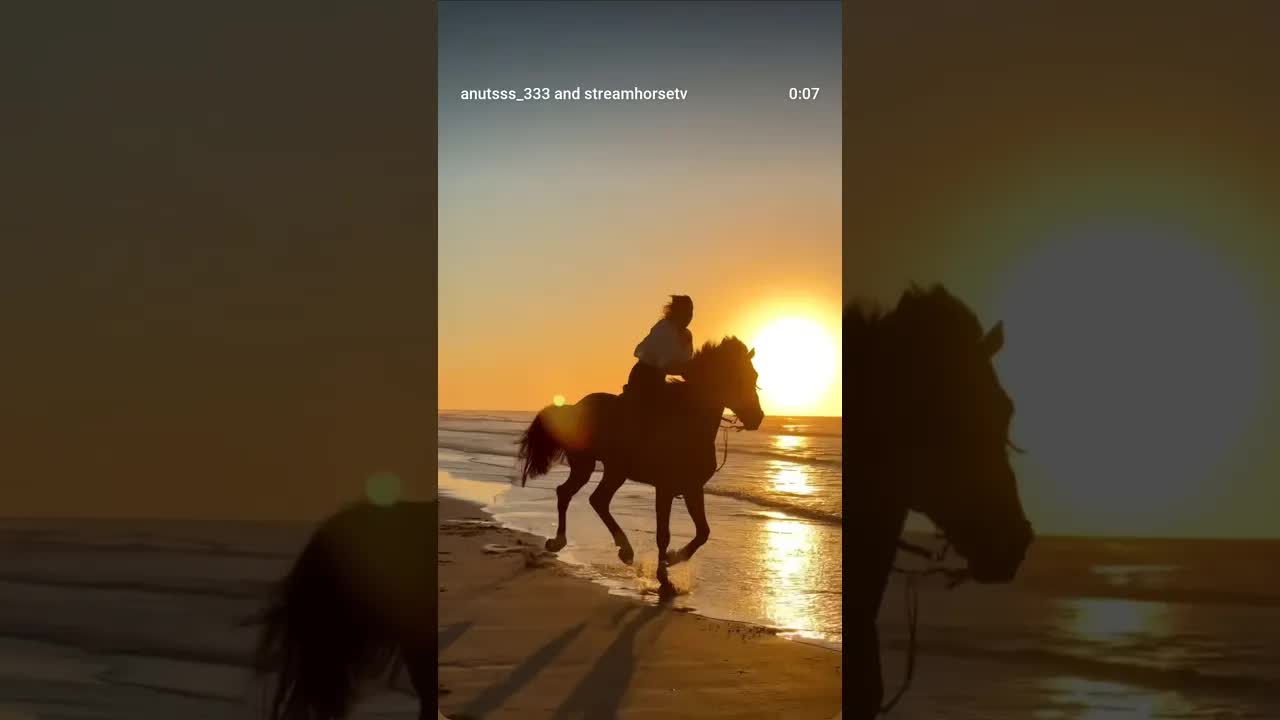 sunset beach rides make you 😁