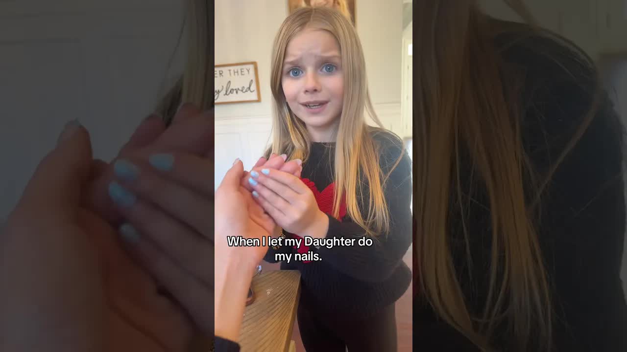 There is no way she messed up my nails! 🤣 #nails #comedy #shorts