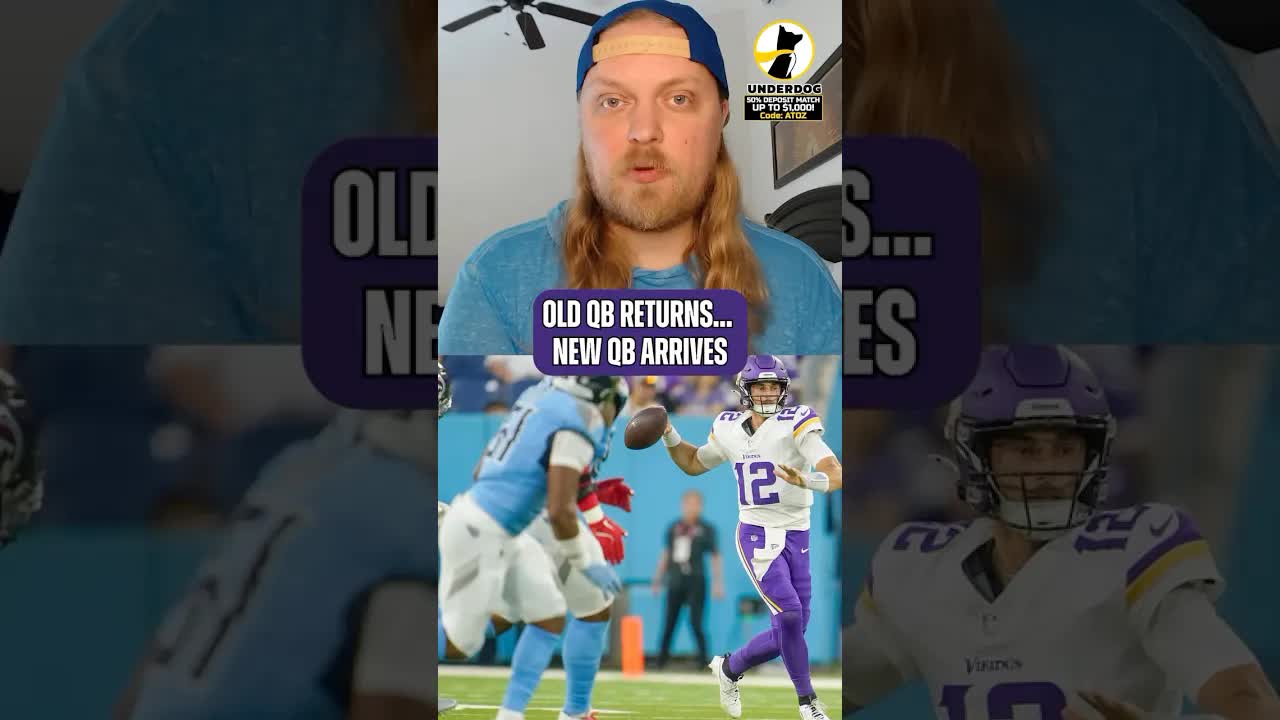 Justin Jefferson & the #Vikings have to help Max Brosmer on Sunday 👀 Play Underdog with code ATOZ⬇️