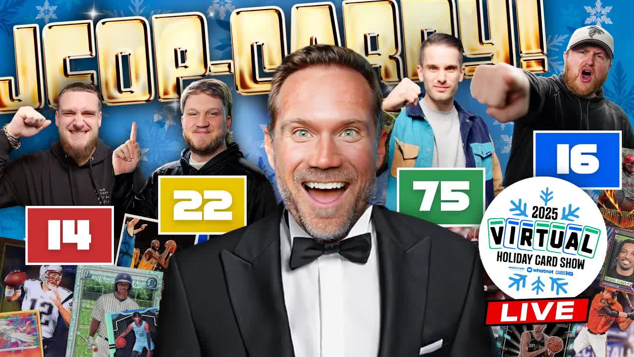 GIVING AWAY $10,000+ in Sports Cards! Night 1 of the Virtual Holiday Card Show!