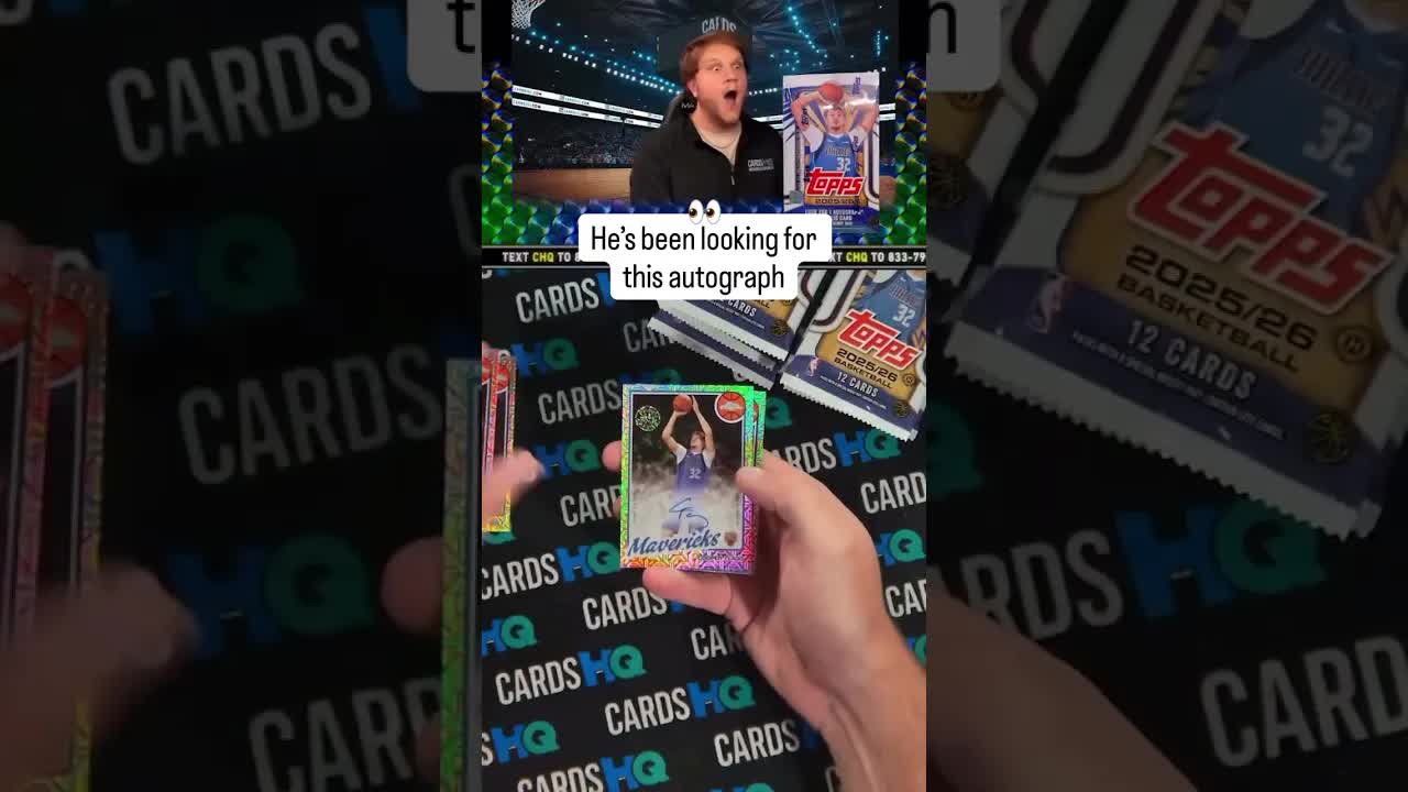 He's been looking for THIS auto 👀