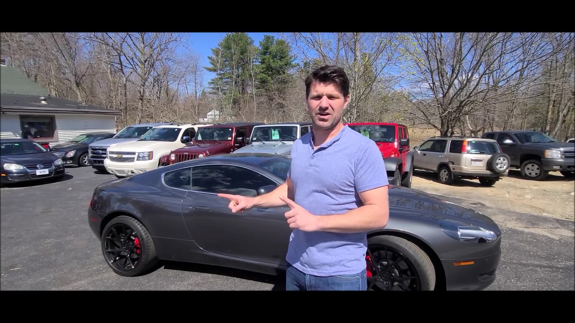 Buying a twelve cylinder Aston Martin at auction for the Ferrari fund
