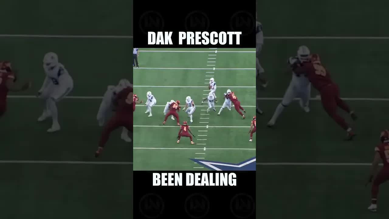 Cowboys Dak Prescott has been dealing like it’s his last two dollars!