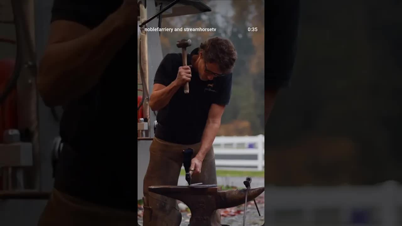 Small moments, big work. Principal Farrier Seth Noble at it again!