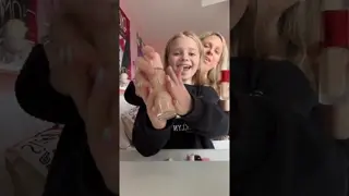 This challenge was SO fun! What should we do next?! ❤️ #makeup #grwm #shorts