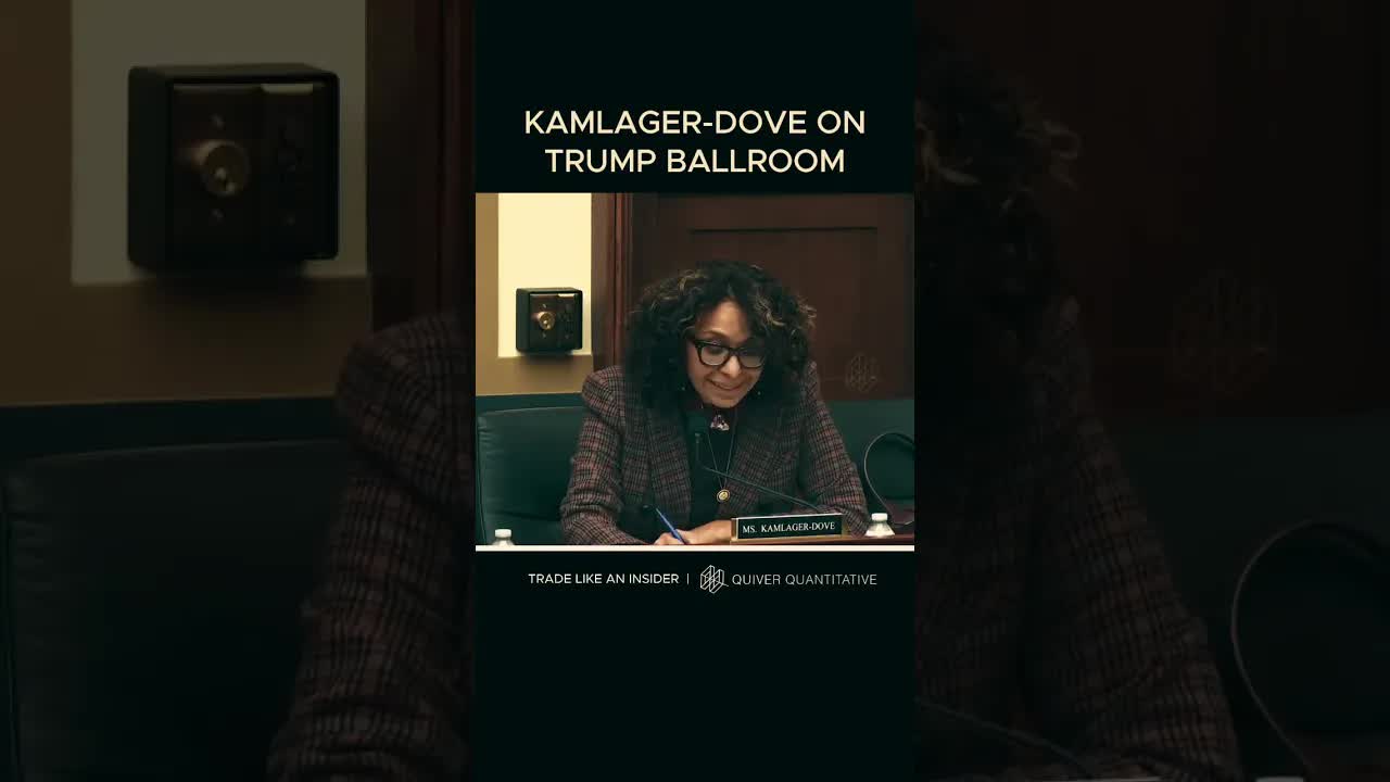 Kamlager-Dove on Trump ballroom