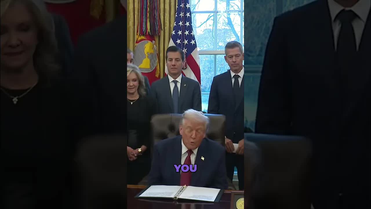 President Trump highlights EV policy reversal, questions cost of charging plants buildout