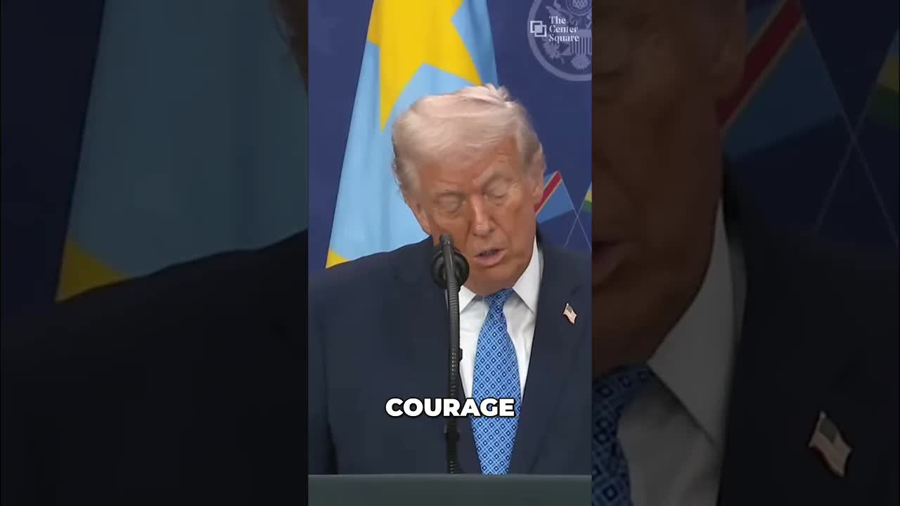 Trump calls Rwanda and Congo leaders “good men,” cites hope for stronger countries