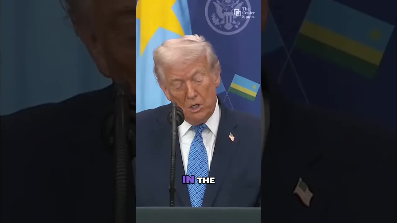 President Trump: Congo–Rwanda peace deal creates framework for economic prosperity