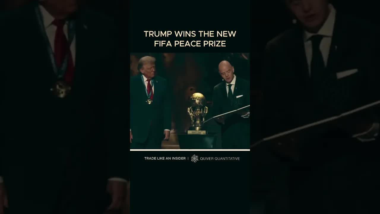 Trump was just awarded the new FIFA Peace Prize
