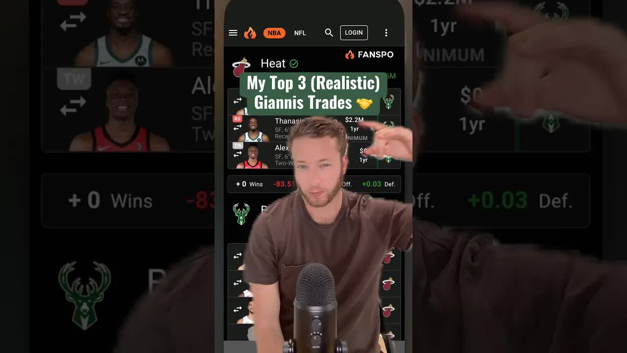 Three Realistic Giannis Trades…