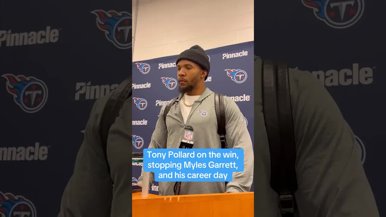 Heckuva day from #Titans RB Tony Pollard! #atozsports #tennesseetitans #clevelandbrowns #tonypollard