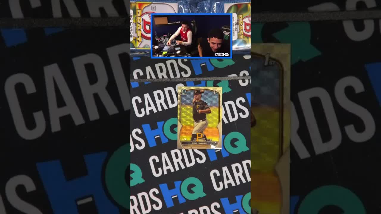 That time the CardsHQ guys pulled the 1/1 Paul Skenes Bowman Superfractor on Whatnot 😮‍💨