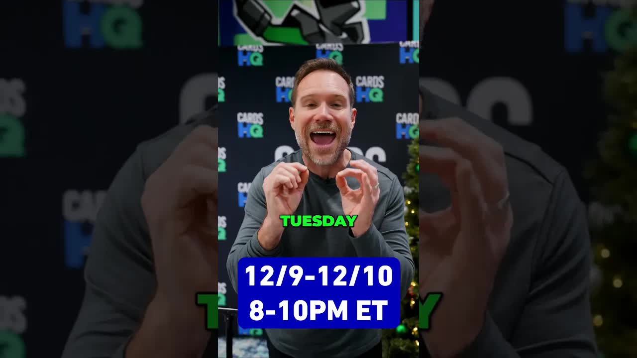 HUGE Sports Card Giveaway Tomorrow! Don't Miss the 2025 Virtual Holiday Card Show!