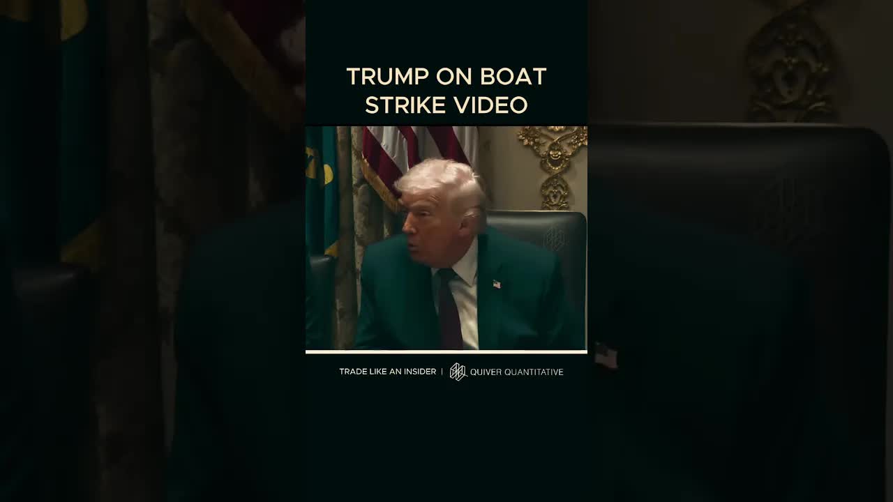 Trump on the video of the Venezuela boat strike