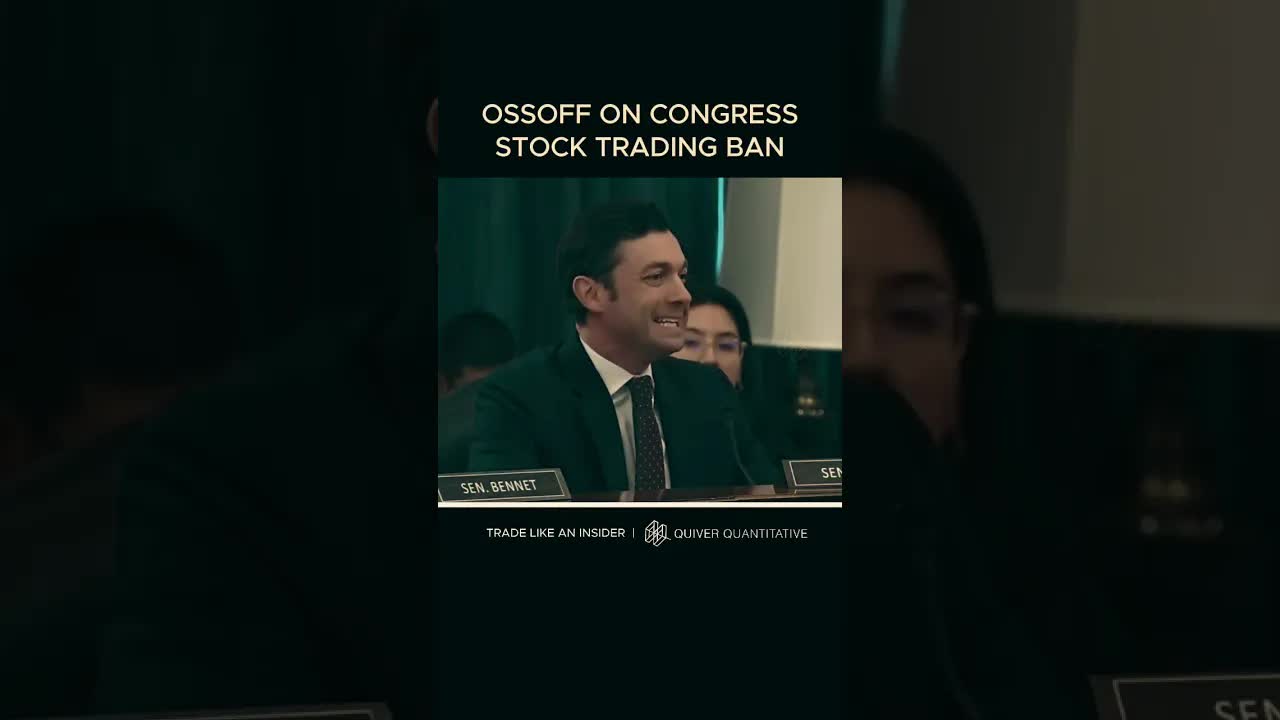 Senator Ossoff on Congress Trading Ban