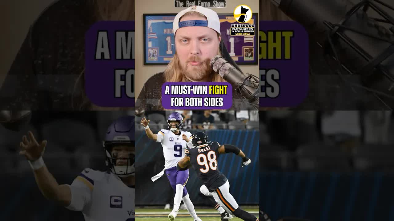 The #Vikings Cowboys game is going to be won at the line 👀Play Underdog with code ATOZ! 🔗⬇️ #ad