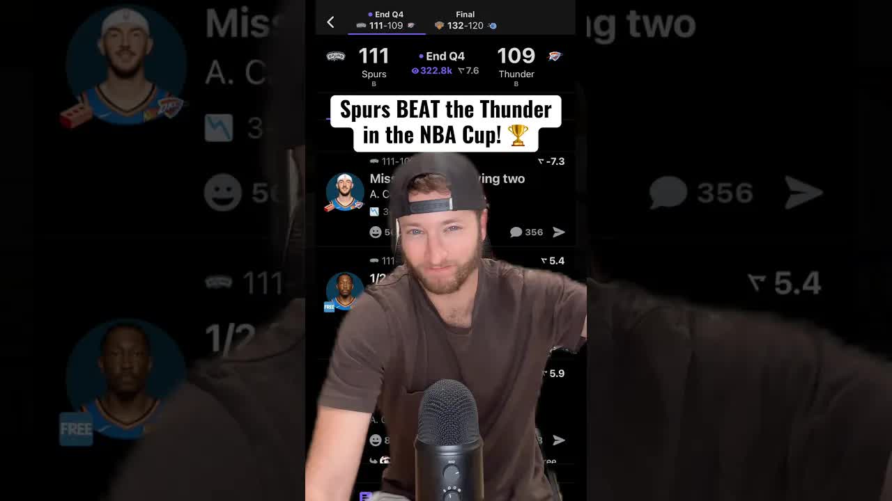 My Reaction to the NBA’s Game of the Year…