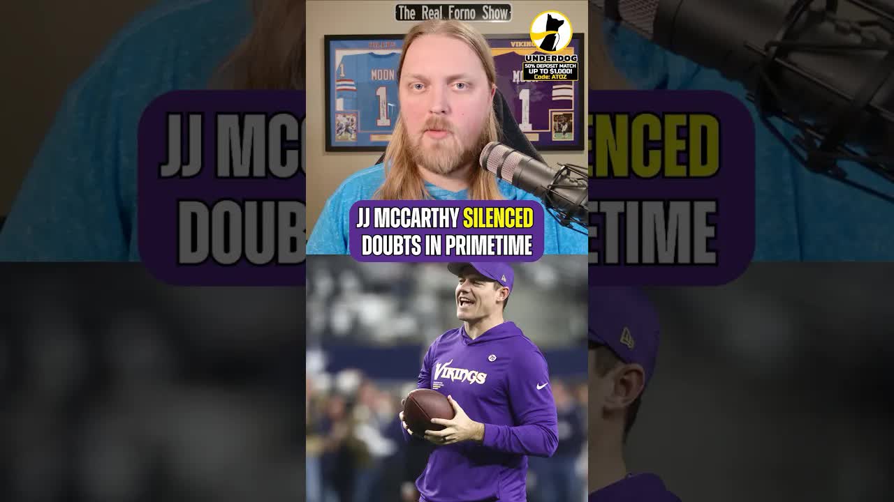 #Vikings QB JJ McCarthy showed the world what he can do. #minnesotavikings #jjmccarthy #atozsports