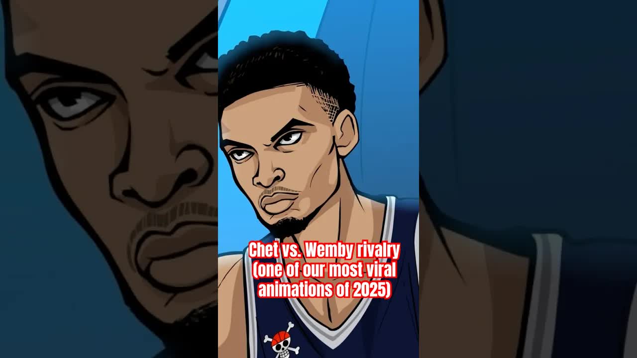 We ranked our top 10 most viral animation clips from 2025. Check out the full video! #wemby #shorts