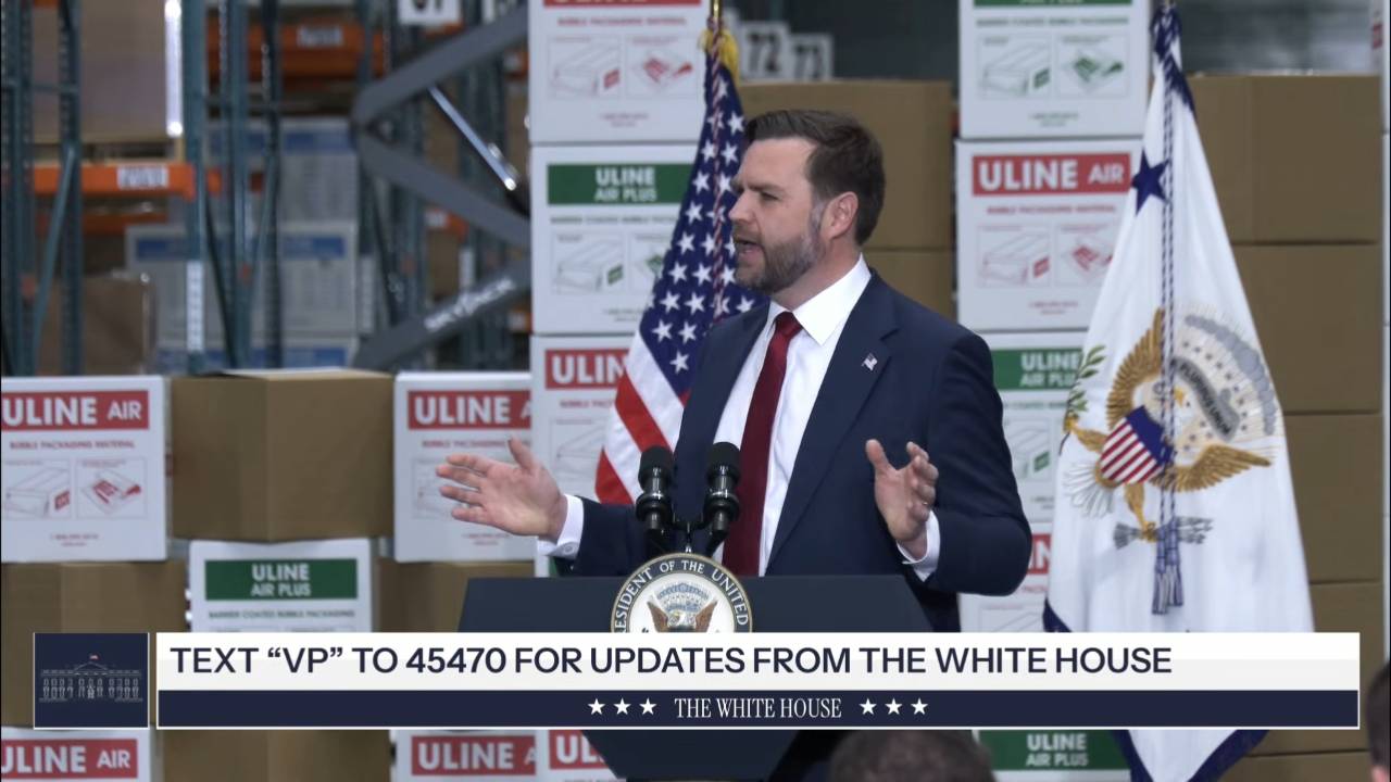 White House - VP Vance: “Under this president, my friends, we are building again”