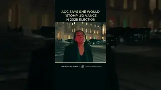 AOC on potentially facing JD Vance in 2028 presidential election