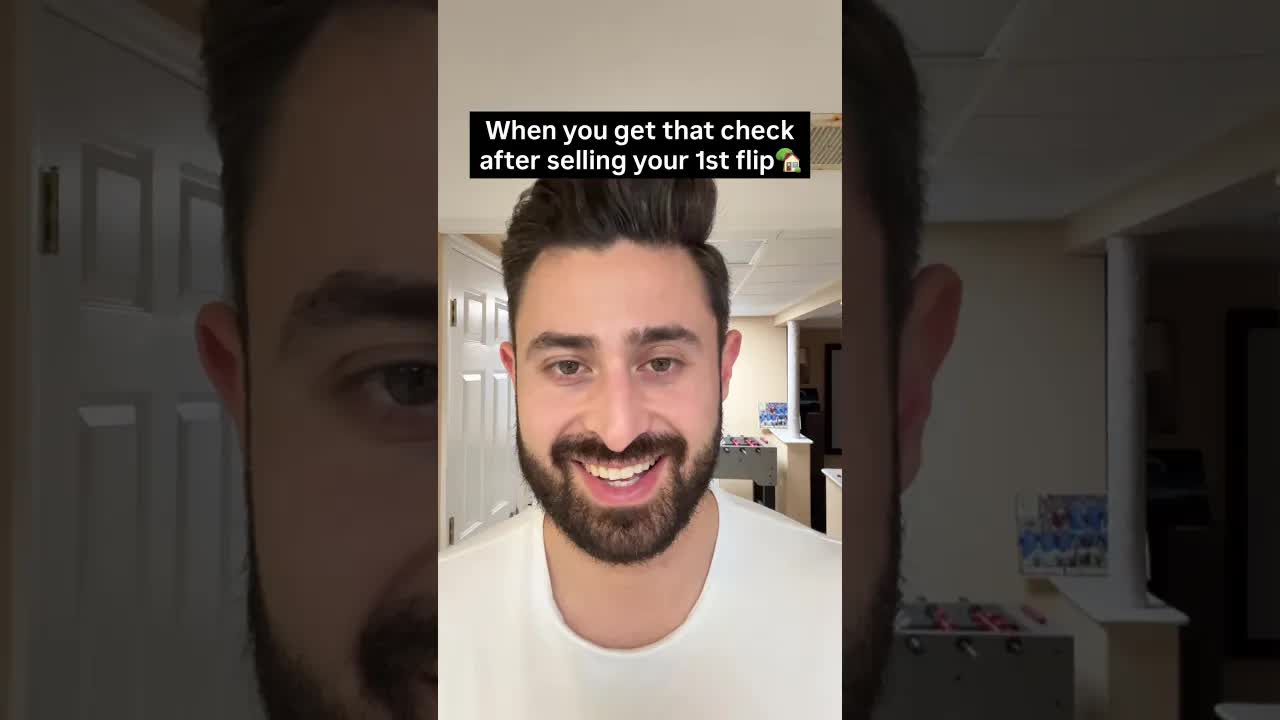 When you get that check after selling your first flip