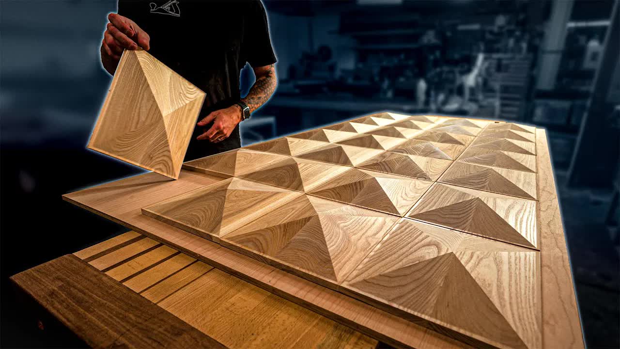 Geometric Woodworking That Doesn't Look Like a Bed (it is)