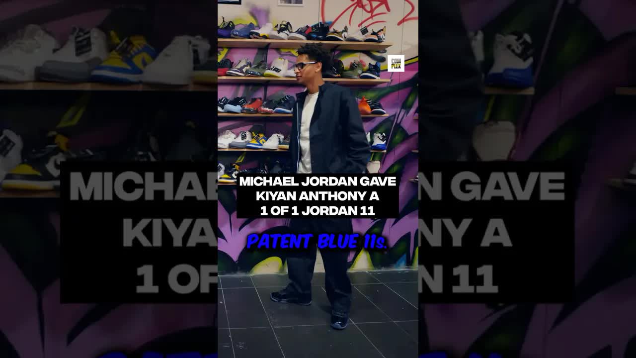 Kiyan wore these 1-of-1 AJ11s only one time and then put ‘em on ice 🔥 #SneakerShopping